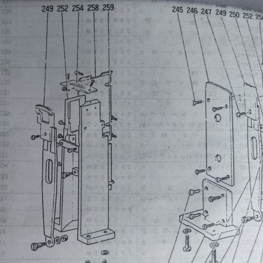 Needle Plate Mesin Postbed / Plat Mesin Jahit Tungku 820