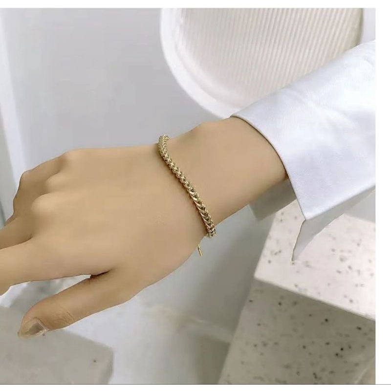 Gelang Serut Sisik Naga Antikarat Titanium Asli