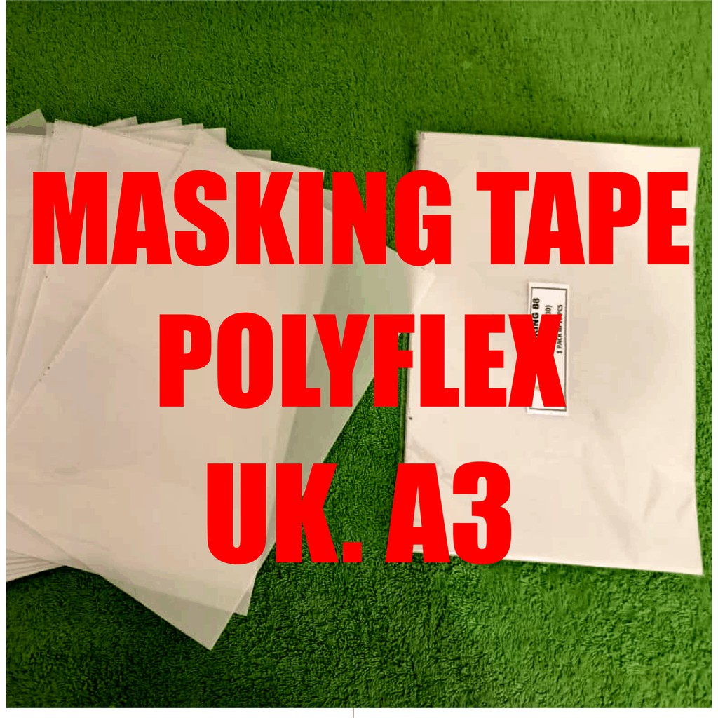 

STICKER MASKING TAPE POLYFLEX KOREA PRINTABLE TRANSFER PAPER A3