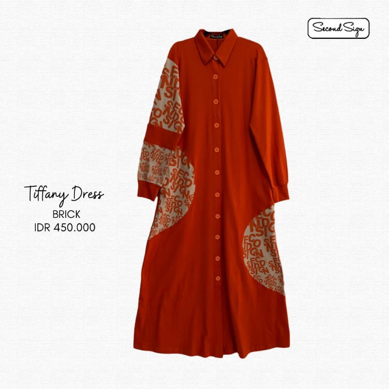 TIFFANY DRESS SECOND SIGN