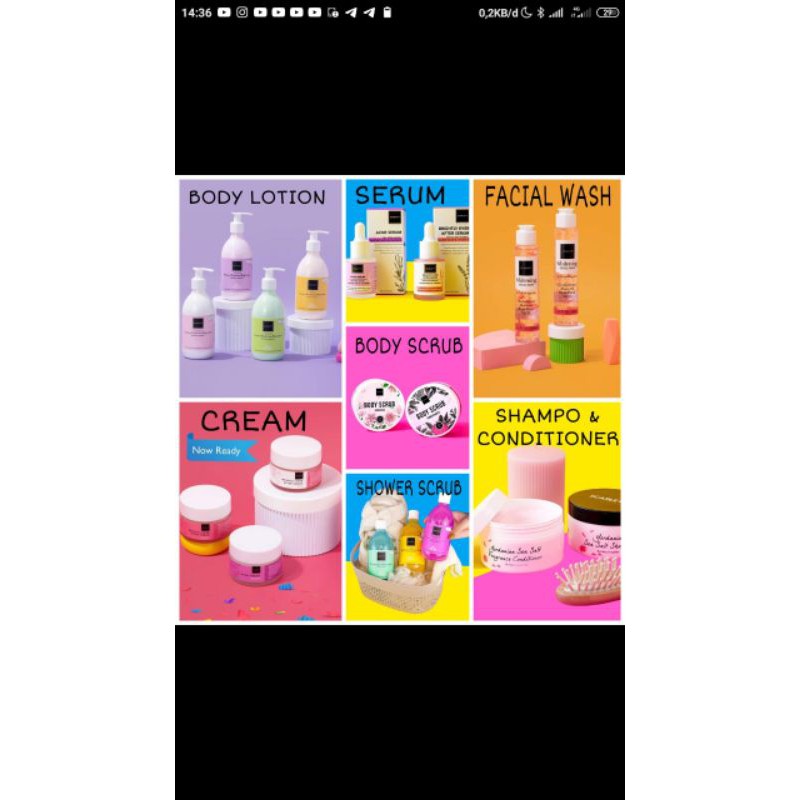 Scarlett whitening 1 paket 6pcs