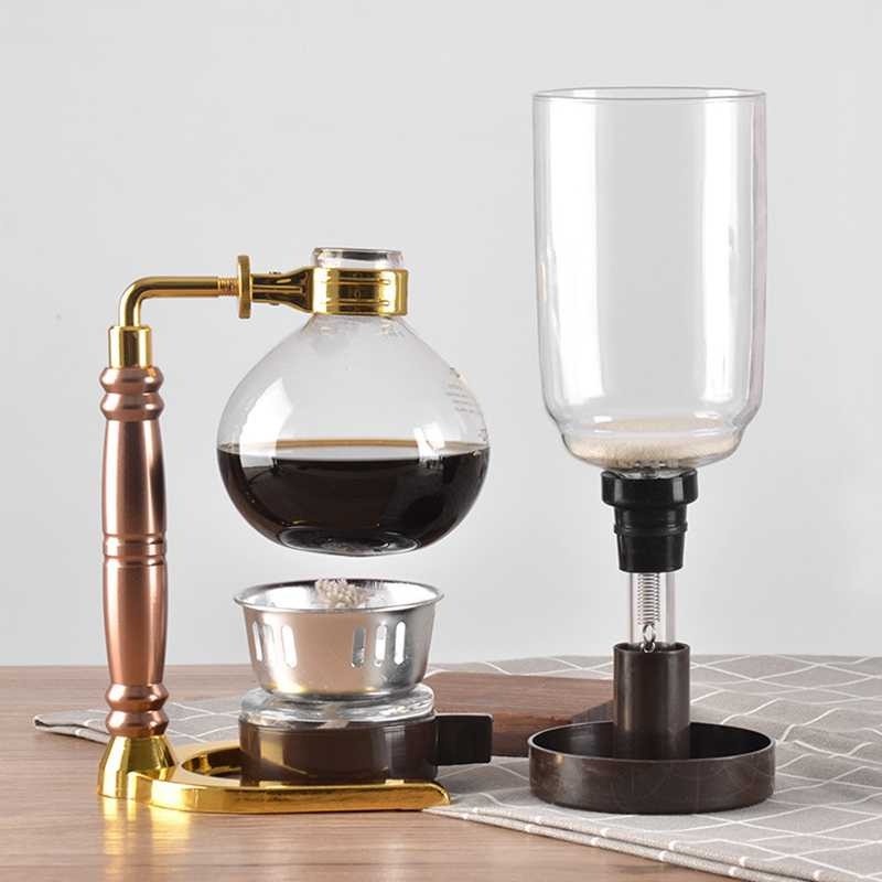 Siphon Kopi Manual Japanese Style Coffee Maker Vacuum Pot 3 Cups