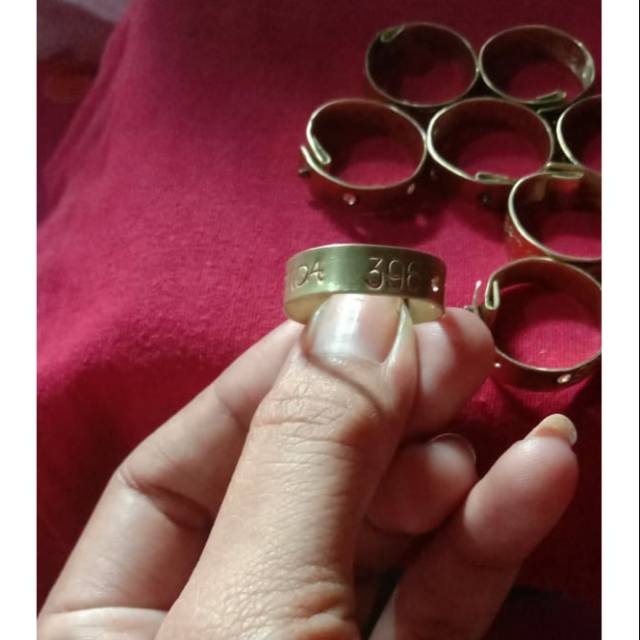 Gelang kaki ayam mangon pakoy bangkok import lokal ternak untuk penanda bisa bayar ditempat