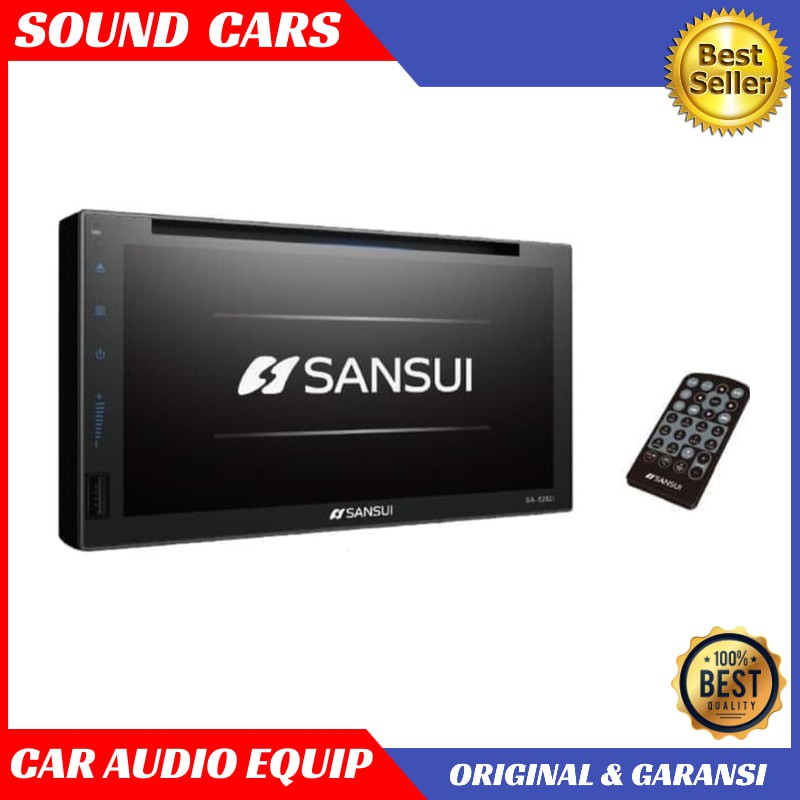 SANSUI 5202i Head Unit Doubledin SANSUI DVD SANSUI 5202i Best Quality Garansi Original