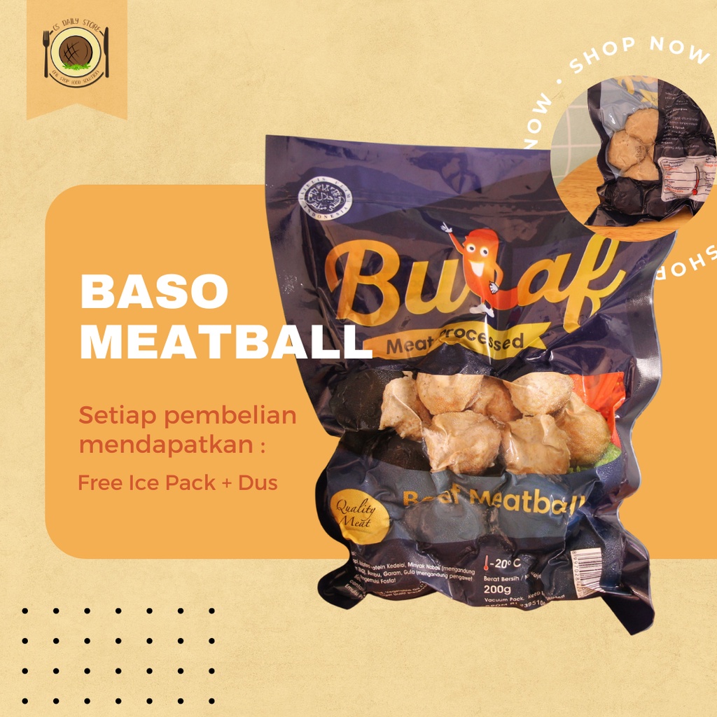 

Bakso Beef Meatball Non MSG