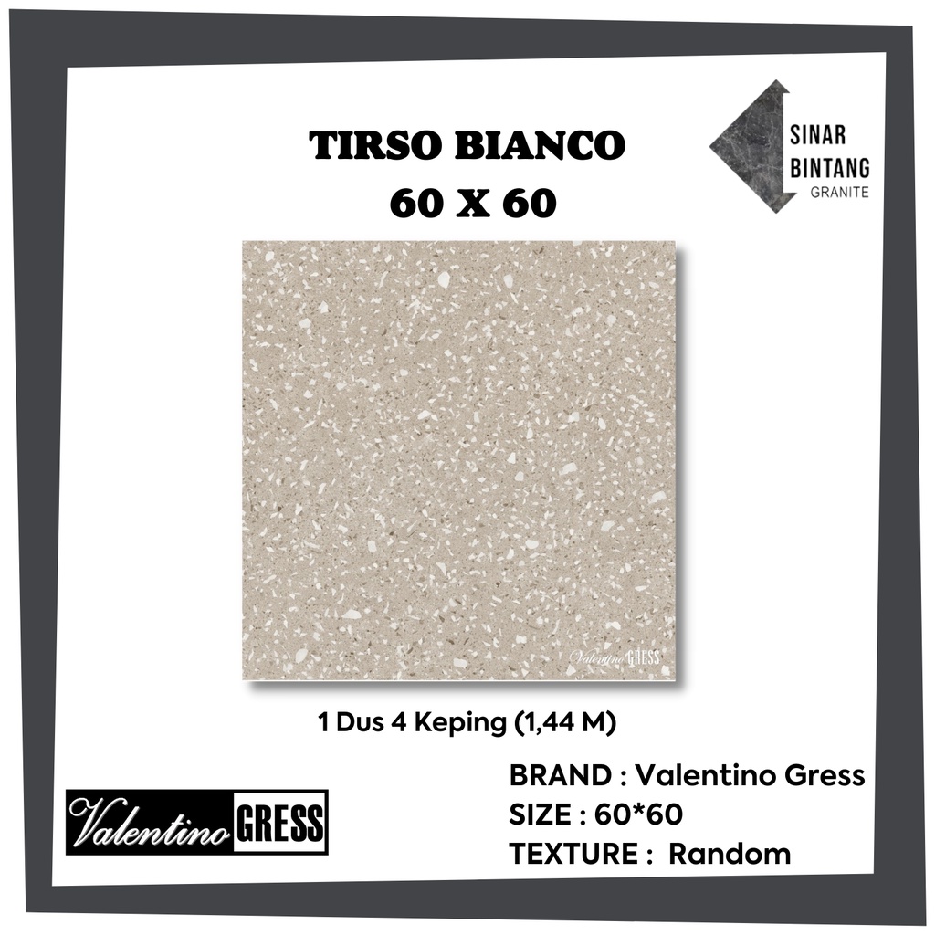 Granit 60 X 60 | Granit Lantai Tirso Bianco VALENTINO GRESS