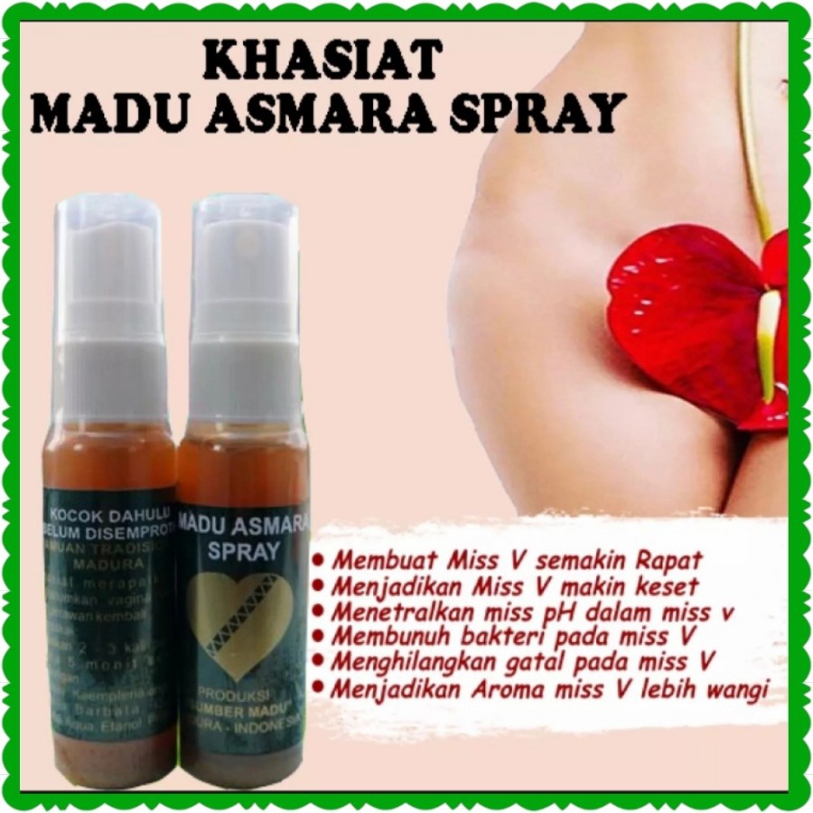 Madu Asmara Spray Miss V Rapat Dalam Waktu Singkat merapatkan miss V mengharumkan terampuh