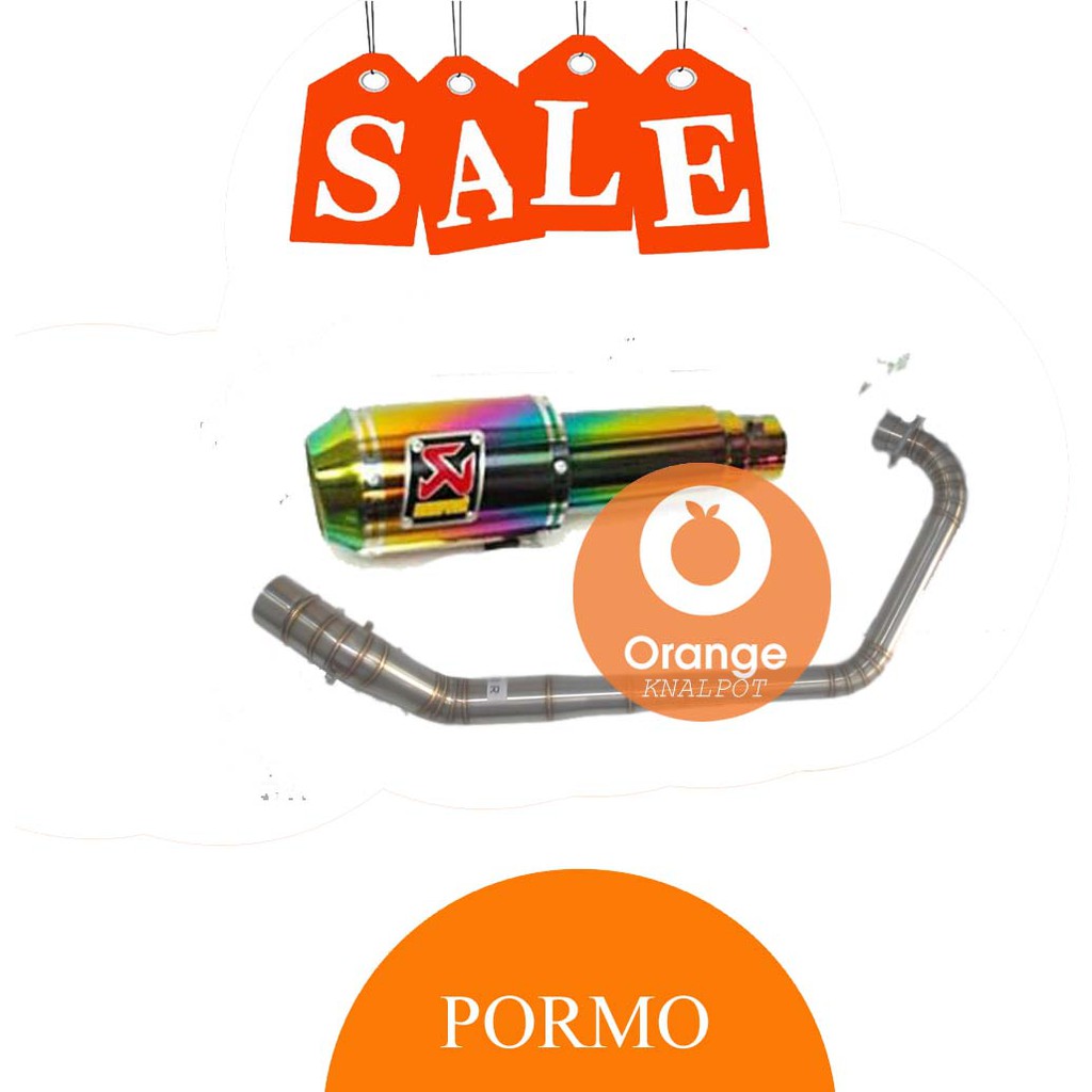 Knalpot Racing Fullcacing Akrapovic GP M1 Pelangi Yamaha R15 v3 2017 / R15 old / Xabre