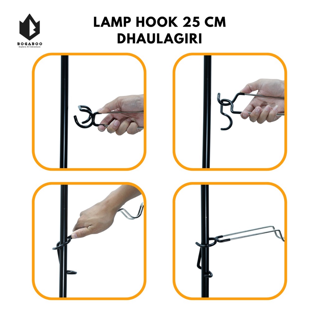 Dhaulagiri Lamp Hook 25 cm - Gantungan Lampu  Gantung - Pengait Lampu Gantung