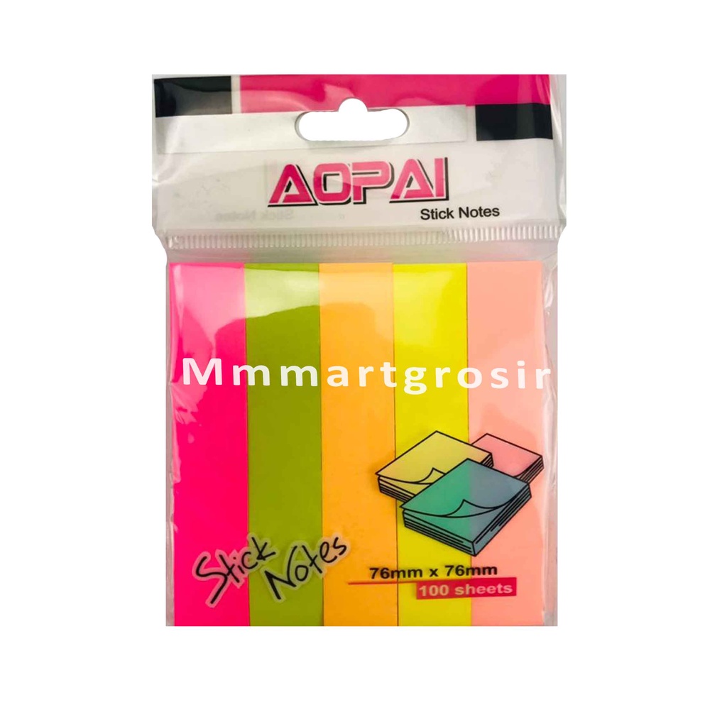 Sticky Notes / Kertas Tempel / Kertas Catatan Kecil / 76mmx76mm