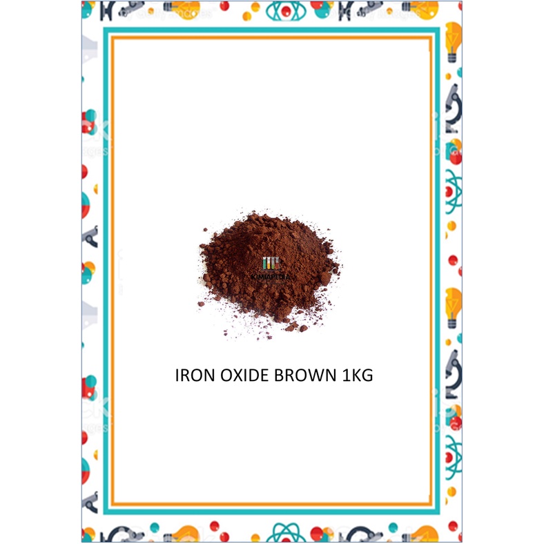 

Iron Oxide Brown / Besi Oksida Coklat Cokelat 1Kg Import Quality