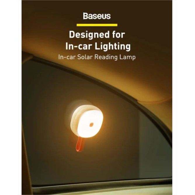 Baseus In Car Solar Reading Lamp Eye Protection Lampu Baca Mobil LED