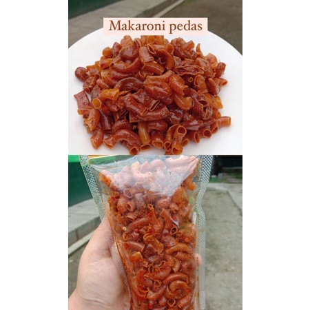 

Makaroni Pedas; Cemilan/Makanan Ringan Pedes, gurih dan termurah