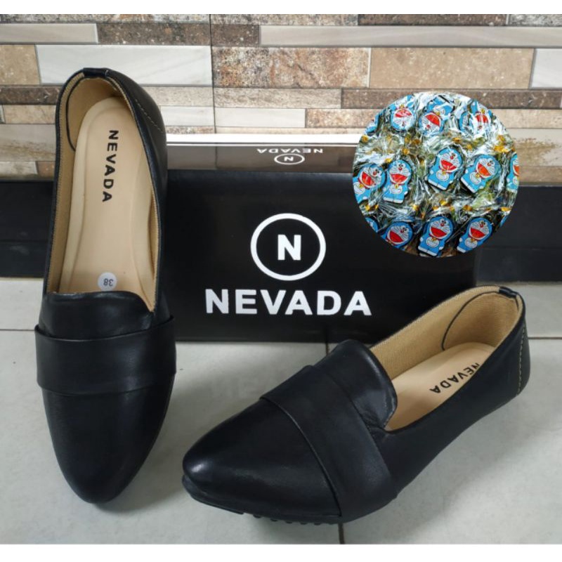 Sepatu Flat NEVADA | Sepatu kerja wanita flatshoes cewek casual Branded (F02)