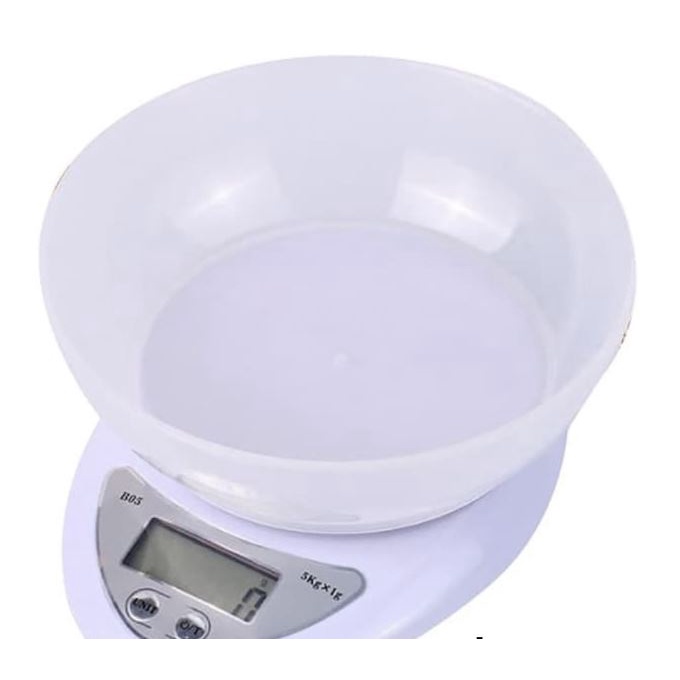 Timbangan Dapur Digital Mangkok Electronic Kitchen Scale - Putih