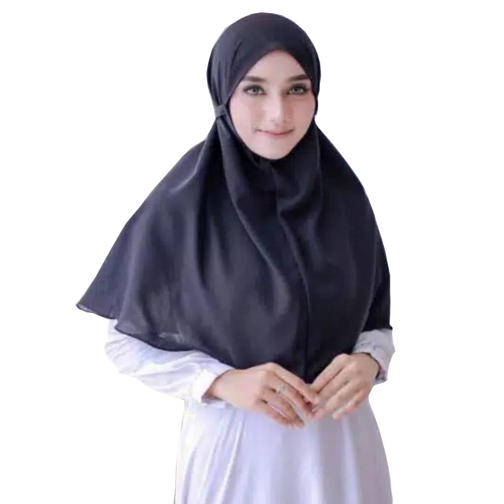 Maryam Bergo Hijab Syari Salwa Instan Tali Non Pad Khimar  