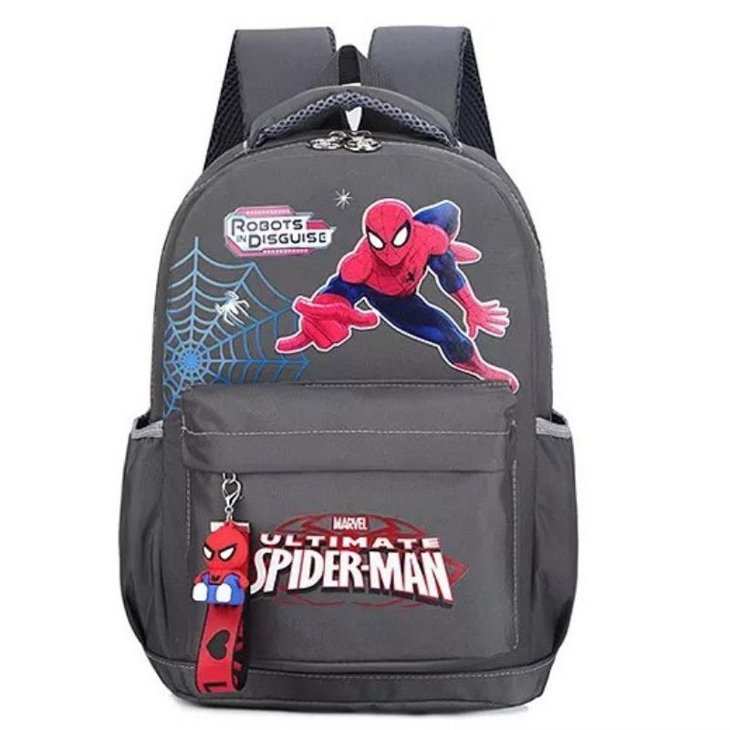 Tas Sekolah Anak-anak Ransel Spiderman Kartun Lucu Tas Bahu Superman Anak Laki-laki Tas Sekolah Fashion Pria Laba-laba Anak-anak Kelas 1