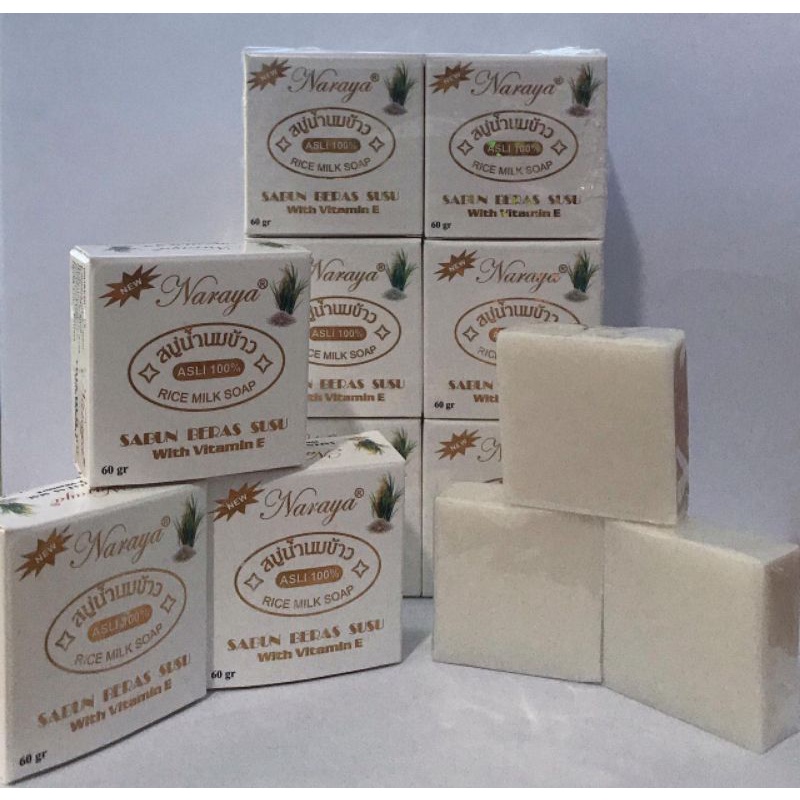 Sabun beras susu Naraya / Naraya Sabun beras susu
