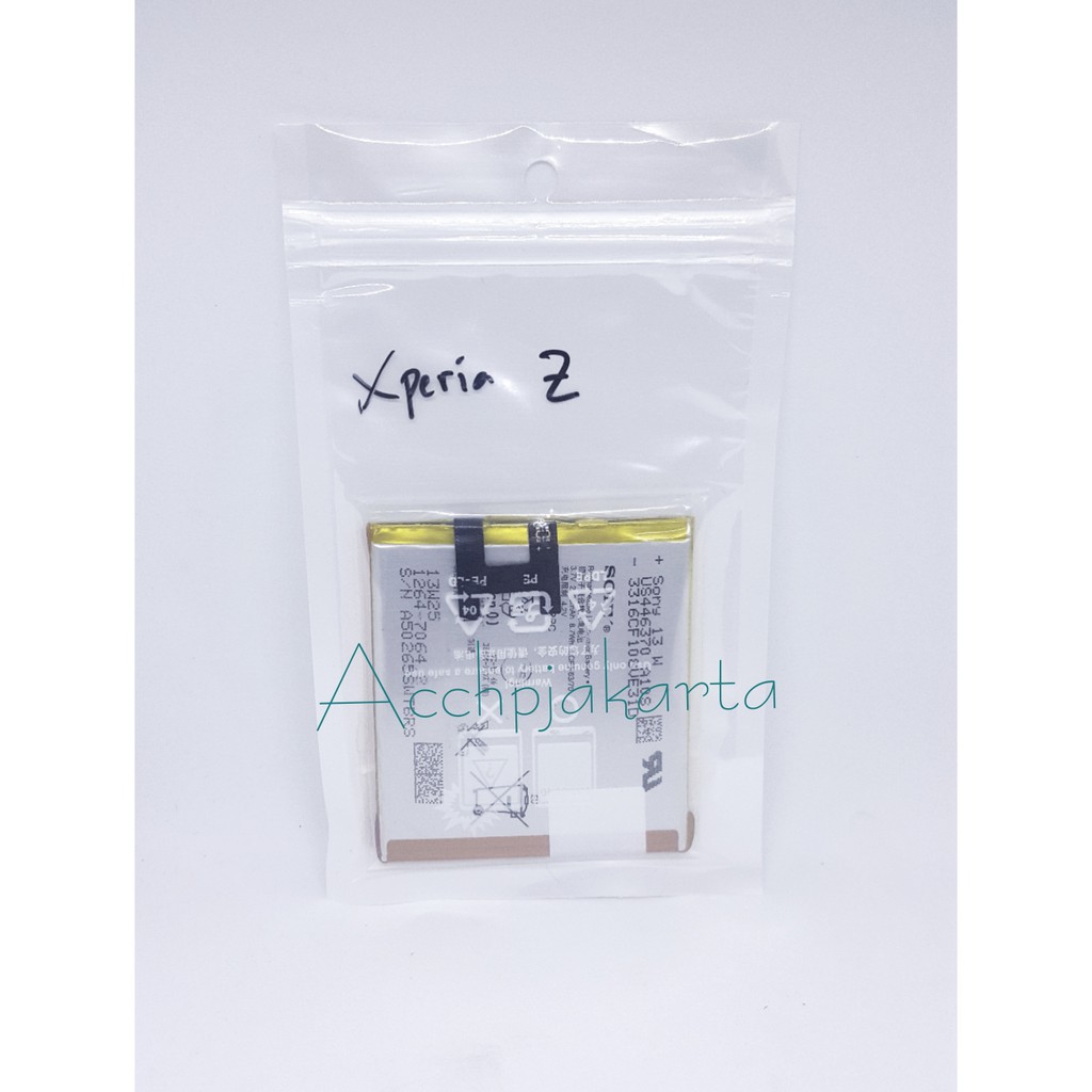 Batre Batrei Baterai Battery Sony Xperia Z Big L36H C6602 / M2 / E3 Original 100%