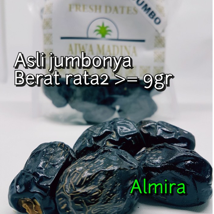 

Super Promo! Kurma Ajwa / Nabi Jumbo Asli 250 gr Oleh Oleh Haji Umroh Murah Murah!