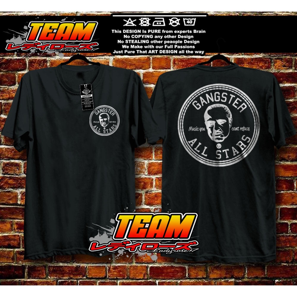 Kaos Gangster T-shirt all Star