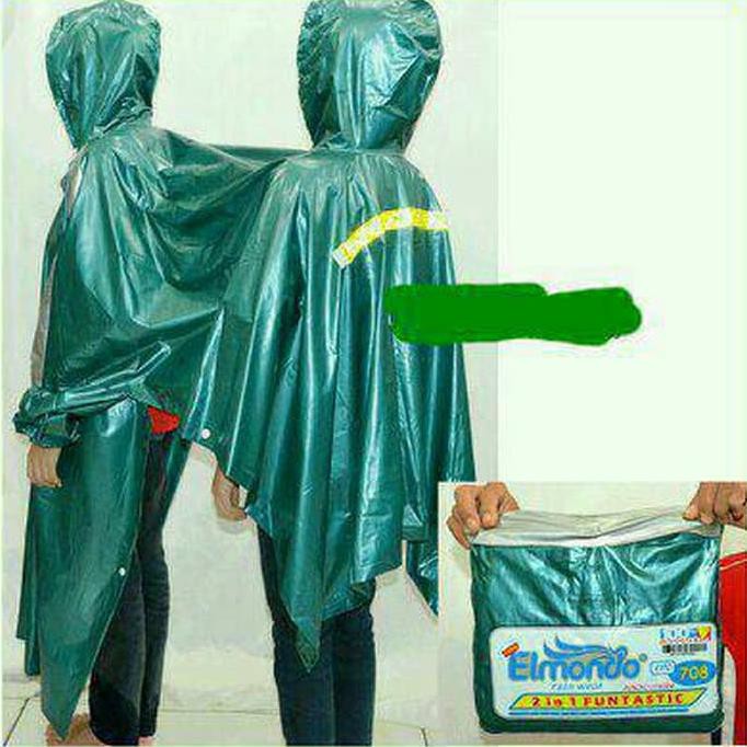 Jas Hujan Poncho /Batman Kepala Dua Elmondo