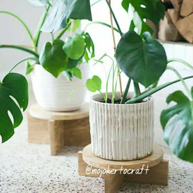 Tatakan pot  custom tinggi  20cm diameter 30 40  Shopee 