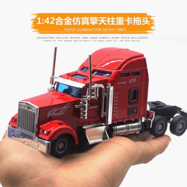  Mainan  anak miniatur mobil mobilan besi diecast metal truk 