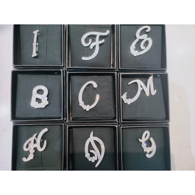 Brooch Alphabet by Buttonscarves