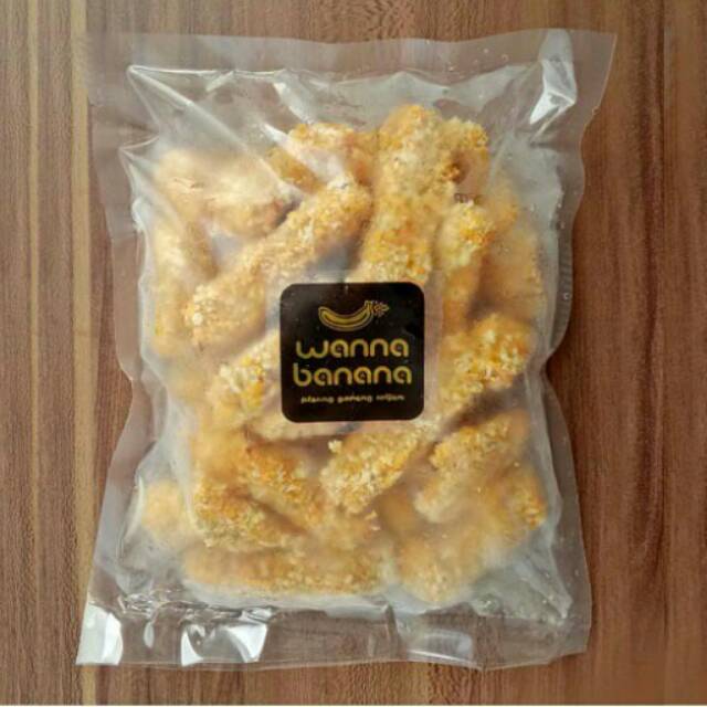 

Nugget Pisang Beku dalam Kemasan Higienis. Berat bersih tanpa kemasan 950 gram.