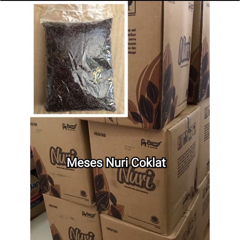 MESES Meises NURI Coklat Cokelat Butir 1kg murah