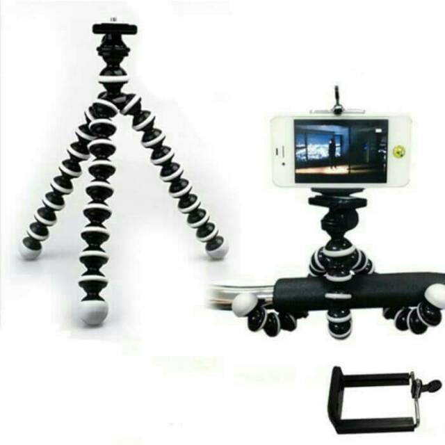 [MEDIUM] Gorillapod Ukuran Sedeng sedang Dan U Holder Gorila Tripod Medium + UHolder Gorila Tri Pod