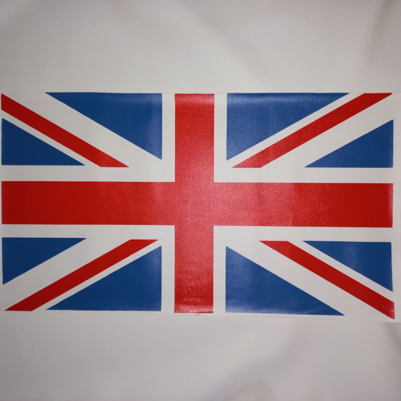 KULIT JOK MOTOR GAMBAR BESAR BENDERA INGGRIS & AMERIKA (CNS)