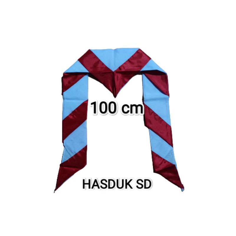 Hasduk Pramuka SD ~per pcs~ / Hasduk panjang 100 cm / Hasduk SD