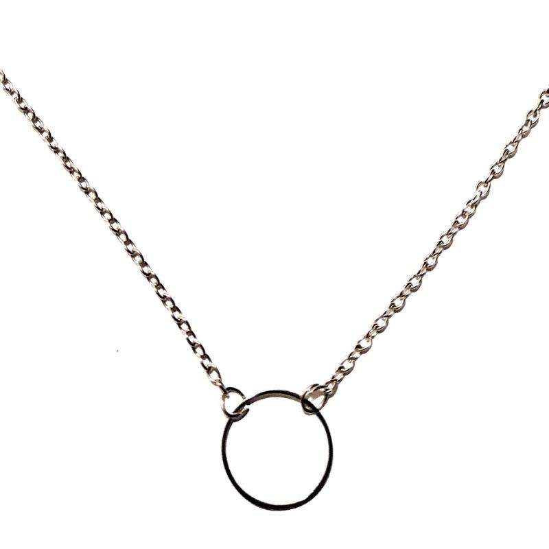 Kalung Klavikula Korea Rantai O Ring Korean Necklace