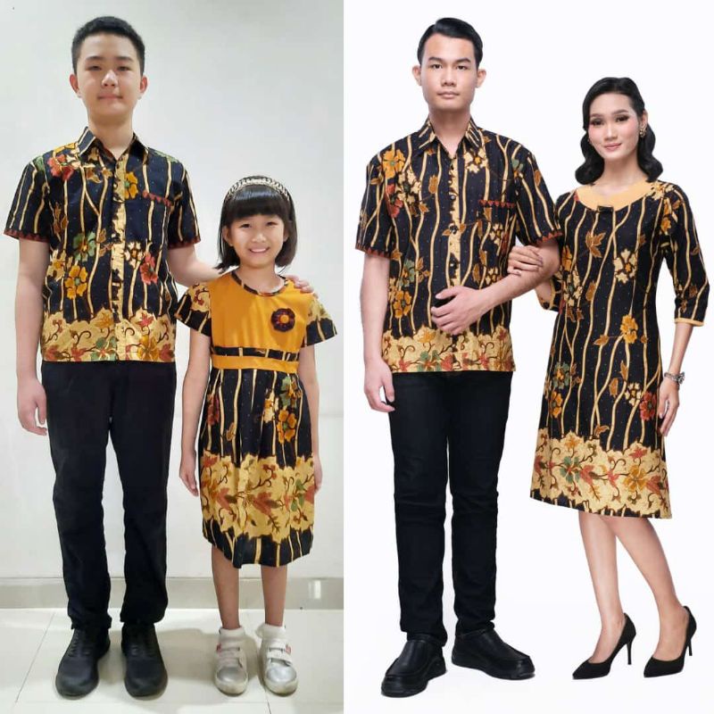 Sarimbit Batik Couple Dress Brukat NAGITA MERAH seragam kerja baju kantor Batik Jumbo XXXL MAYA-1