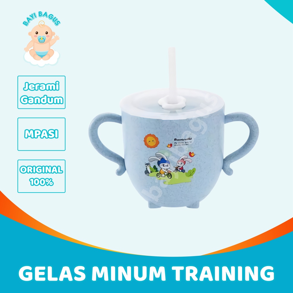 Gelas Anak Belajar Minum Anti Tumpah Baby Learning Cup Gelas Training Bayi