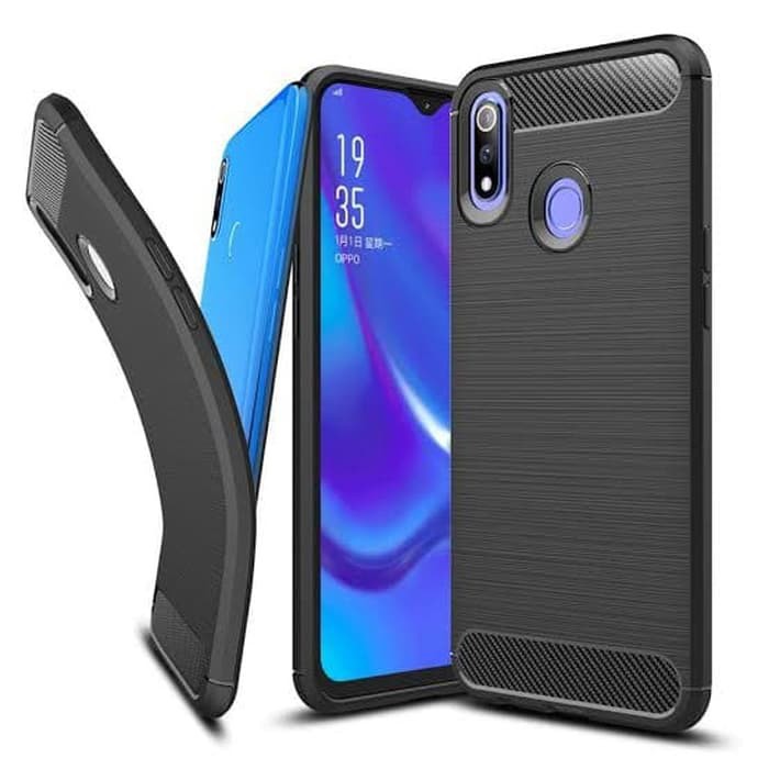 Case REDMI 7 8 7A 8A NOTE 7 Softcase iPAKY Carbon - Hitam