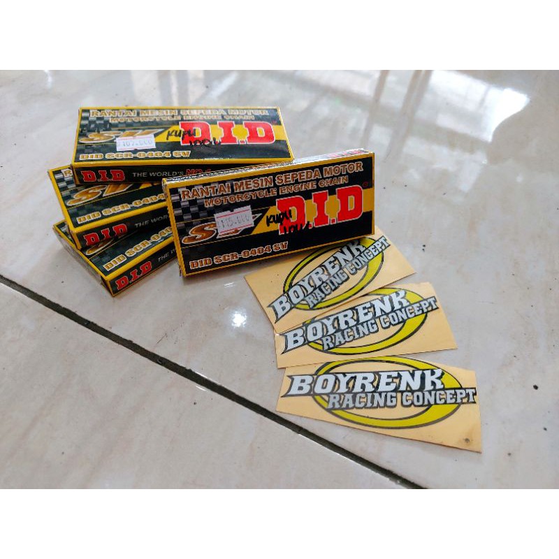 RANTAI MESIN DID 100L 102L 104L MODEL KUPU  - BOYRENK RACING