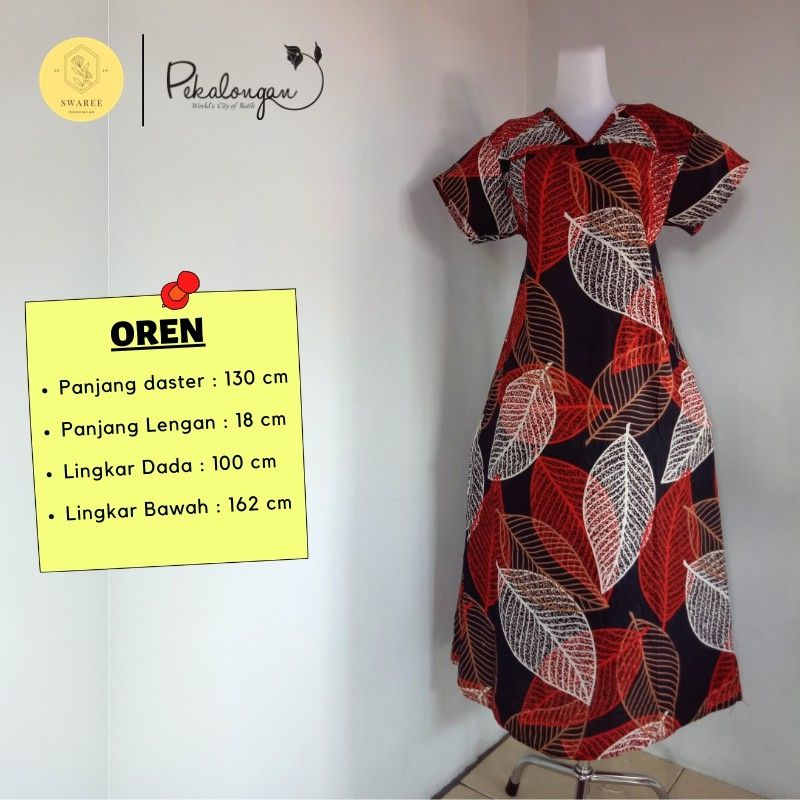 Daster Batik Lengan Pendek Baju Wanita Kekinian Murah