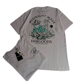 KAOS PRIA DISTRO FAIRGOODS WHITE FULL LABEL