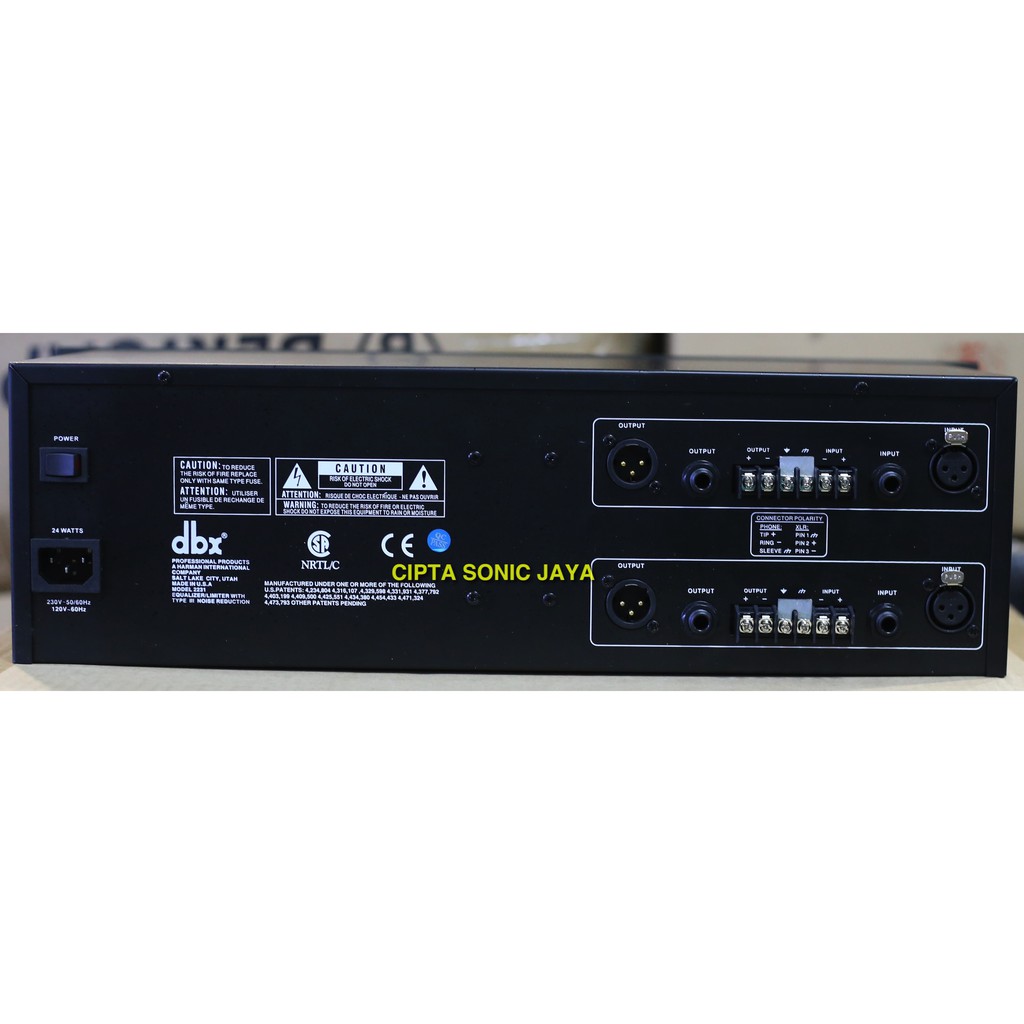 equalizer eq dbx 2231 stereo