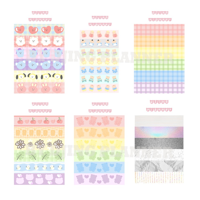 

Tape Box / Washi Tape Kertas Set | by Djing.Planner