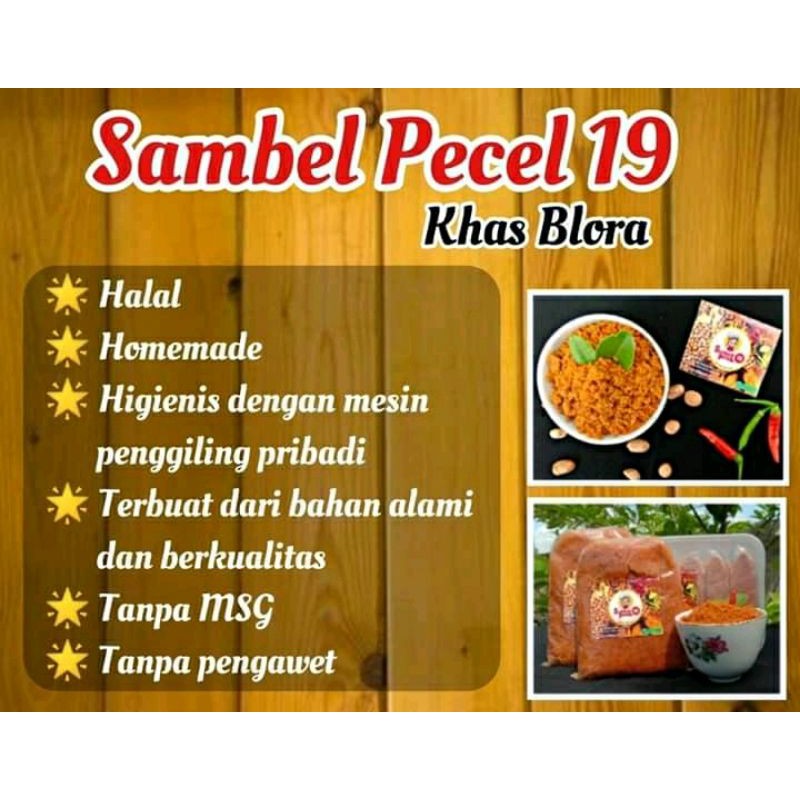 

sambel pecel khas blora 100gr