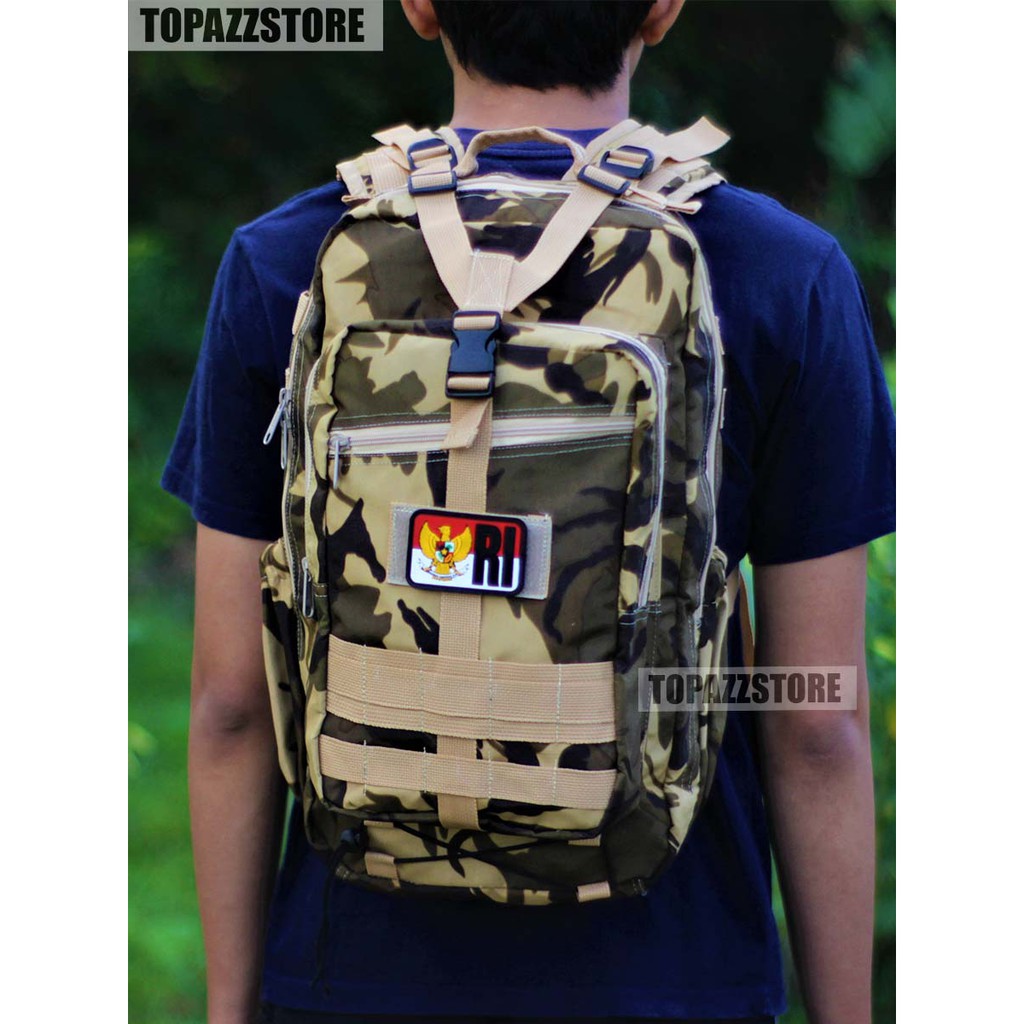 Tas Loreng Tentara Militer Ransel Army Tactical TNI Doreng Polisi