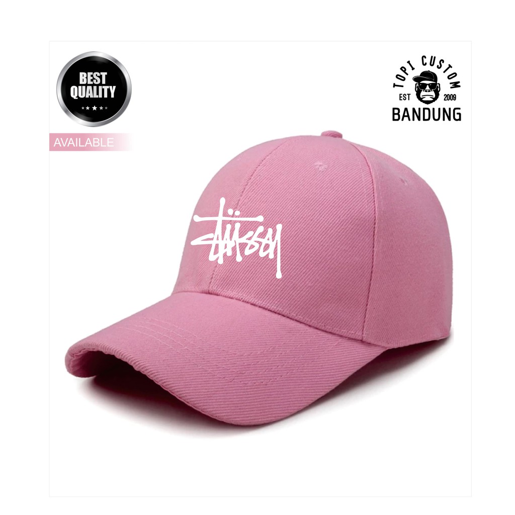 Topi Baseball  STUSSY Pria Wanita Topi Jaring Jala STUSSY Baseball Cap Bisa Tulis Nama Bisa COD Gratis Masker Original High Premium Quality