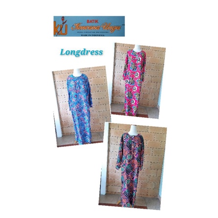 LONGDRESS KENCANA UNGU LABEL BIRU ASLI PREMIUM