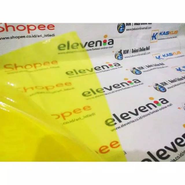 STICKER/SKOTLET KUNING TRANSPARAN