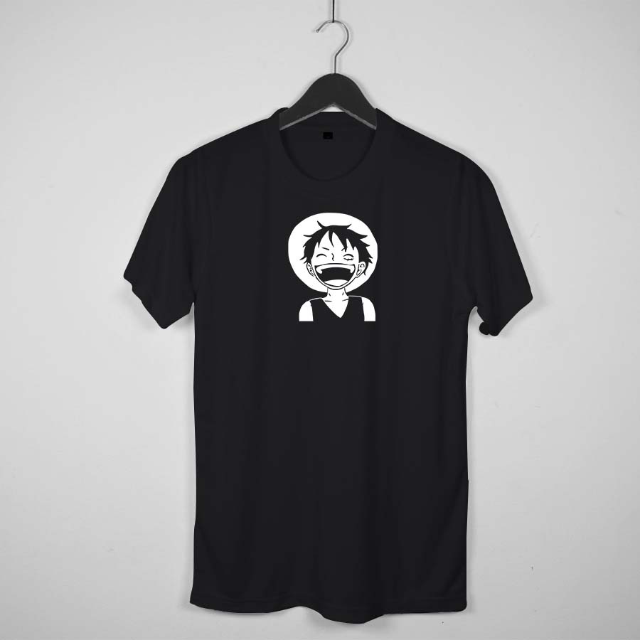 AS /  kaos distro motif luffi ketawa / kaos pria wanita / kaos pria / baju wanita / kaos wanita / baju pria / atasan / polos / atasan wanita / tshirt