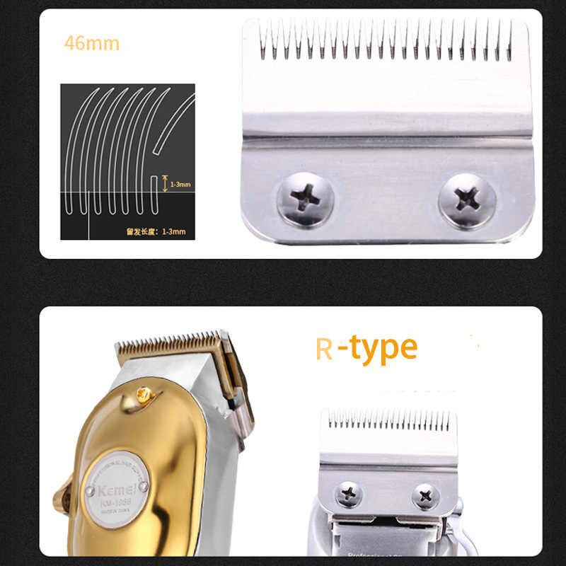 Hair Clipper Kemei km-1986 GOLD GRATIS PISAU LIPAT MANUAL ALAT